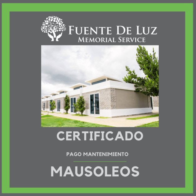 Mantenimiento Mausoleos familiares